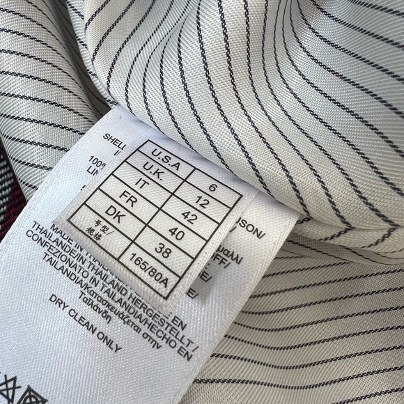 Brooks Brothers Navy Striped Midi Dress - Picture 9 of 9